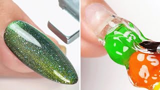 079 Hottest Nail Trends Best Creative Nail Art Tutorial Colorful Nail Art [upl. by Kayne750]