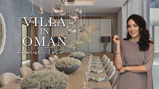 HOUSE TOUR OF A LUXURY VILLA IN OMAN [upl. by Mansur]