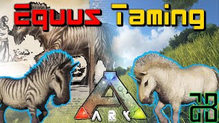 Equus Taming  How to Tame an Equus  ARK Survival Evolved [upl. by Cornell]