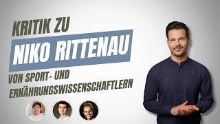 Kritik zu Niko Rittenau von Sport und Ernährungswissenschaftlern [upl. by Aneloc934]