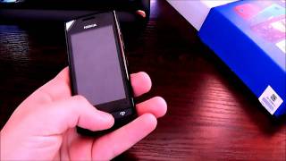 Nokia 500  unboxing video in Bulgarian [upl. by Roydd]