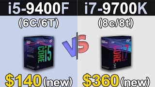 i59400F Vs i79700K  1080p and 1440p Benchmarks [upl. by Aihseyn]