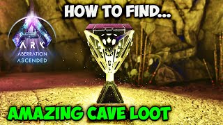 Aberration OP LOOT  ALL 9 Crate Locations in Elemental Vault ARK Ascended [upl. by Maximo60]