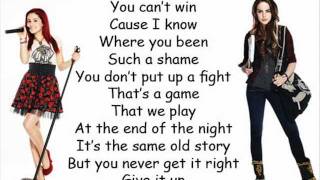 victorious give it up lyrics [upl. by Home]