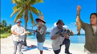 Fishing at THE BEST spots In THE FLORIDA KEYS   Goliath Grouper  BonnetHead Shark [upl. by Anayaran265]