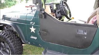 Repainting Jeep TJ Half Doors [upl. by Aubreir203]