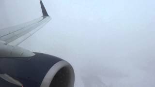 Landing in a Heavy Snowstorm Delta 737900ER Arrival in Detroit [upl. by Sitruk]