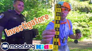 Investigatore Blippi  BLIPPI per bambini  Moonbug Kids  Cartoni Animati [upl. by Illene]