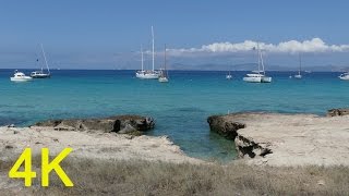 Formentera Spain 4K UHD FZ300 [upl. by Nomannic]