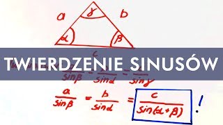 Geodezja  Twierdzenie sinusów dla geodety [upl. by Eidde]