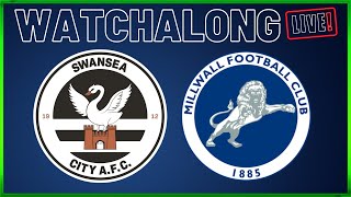 WATCHALONG LIVE SWANSEA CITY V MILLWALL millwall swanseacity championship efl livestream [upl. by Ardnasac166]