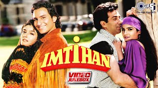 Imtihan Movie Songs  Video Jukebox  Saif Ali Khan Raveena Tandon Sunny Deol Anu Malik 90s Hits [upl. by Audri]