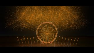 Feu dartifice FWsim  London Eye [upl. by Adiana]