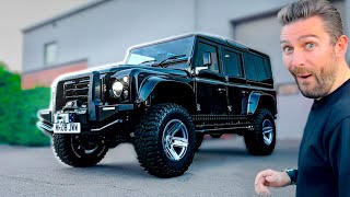 TAKING DELIVERY Custom Build Land Rover Defender V8 THOR Arrives [upl. by Euginimod632]