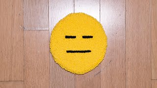 Tufting a Rug of Your Favorite Emoji  5 [upl. by Clippard]