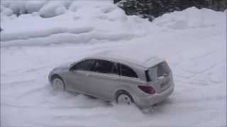 Mercedes R Class in Austrias Winter Snow 2017 [upl. by Kcirdahc]