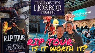 Halloween Horror Nights RIP Tour  Is It Worth It  Universal Studios Hollywood CA HHN [upl. by Celestia]