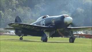 Hawker Sea Fury incredible display Hahnweide 2013 [upl. by Norred101]