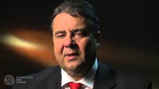 Sigmar Gabriel Wende an der deutschdeutschen Grenze [upl. by Mills]