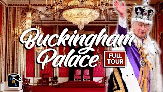 🏰 Buckingham Palace  The FULL Tour of King Charles III Royal Residence Coronation London Guide 🏰 [upl. by Aivatco]