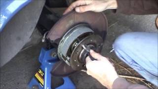 1970 MercedesBenz 280 SE Parking Brake Shoe Installation [upl. by Akimed214]