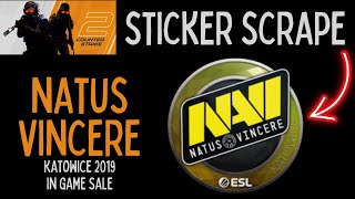 Navi Natus Vincere Katowice 2019 Sticker Scrape csgo cs2stickers [upl. by Yonatan897]