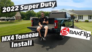 Ford Super Duty Lariat  Bakflip MX4 Tonneau Cover Install [upl. by Hbaruas]