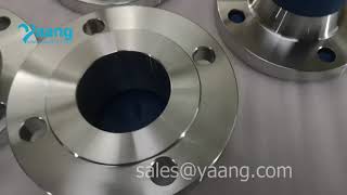 ASME B165 ASTM B564 Alloy 825 WNRF Flange 3 Inch SCH40 150  wwwyaangcom [upl. by Mallissa489]