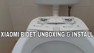 Xiaomi Mijia SmartMi bidet  Unboxing and install [upl. by Lauritz540]