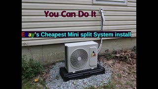 How To Install a Mini Split Heat Pump Confortotal DIY [upl. by Ramedlaw]