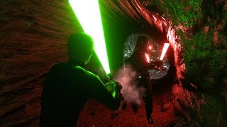 Star Wars Battlefront Luke vs Darth Vader Funny Moments w Friends [upl. by Auberta955]