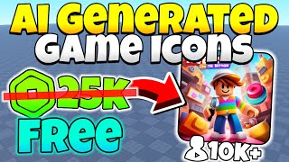 New AI Generated Game Icons  Roblox [upl. by Aggappe]