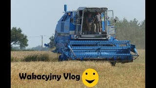 ☆Rozpoczęcie żniw 2017☆Wakacyjny Vlog 1㋡Łopata sterowana balistycznie㋡Agro Kuzyni㋡ [upl. by Notlrahc]