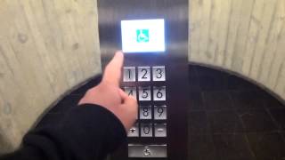 More Schindler Eurolift With Miconic 10 Destination Dispach Traction elevators  Södermalmsallén 36 [upl. by Trilly246]