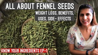 Fennel Seeds SuperFood For Weight Loss  सौंफ के फायदे  Hormonal Balance Digestion  Ep 1 [upl. by Zanahs247]