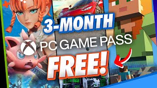 Get FREE PC GAME PASS for 3Months [upl. by Onavlis]