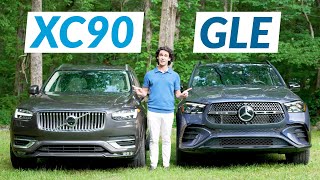 2024 MercedesBenz GLE 450 vs 2023 Volvo XC90 [upl. by Welles117]