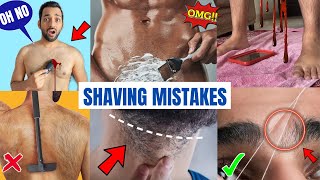 7 WORST SHAVING MISTAKES  How to SHAVE Pubes Butt Shoulder  Remove Unwanted Body Hair  ANKIT TV [upl. by Rorry]