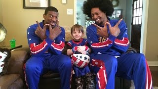 Globetrotters Visit Wyatt Pope [upl. by Winstonn]