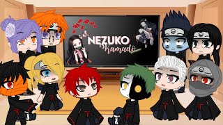 Akatsuki reagindo a NezukoAkatsuki react to Nezuko [upl. by Htrag509]