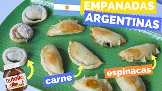 3 DELICIOSAS EMPANADAS ARGENTINAS ft Paulina Cocina  La Cooquette [upl. by Lenrad]