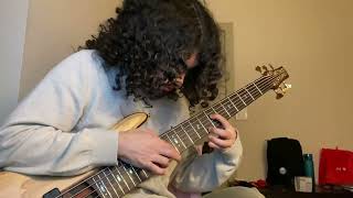 Drain of Incarnation Archspire Bass Intro Riff Cover [upl. by Arvad]