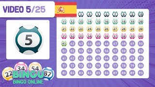 BINGO 90 para jugar en casa con tus amigos  VIDEO 525 [upl. by Olly113]