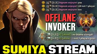 Can Sumiya Carry the Game with pos3 Invoker  Sumiya Invoker Stream Moment 3497 [upl. by Acinoryt]