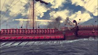 Total War Rome 2  The Roman navy at war [upl. by Romain]