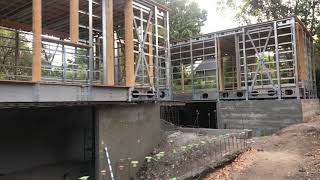 Bridge House Framing Complete [upl. by Kimmel]