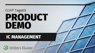 CCH® Tagetik  IC Management Demo [upl. by Bill]