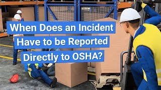 OSHA Incident Recordkeeping and Reporting [upl. by Iny]