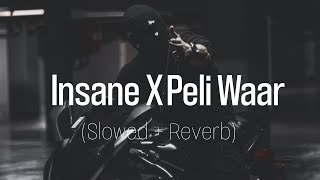 Insane X Peli Waar Mashup  Slowed Reverb  AP Dhillon amp Imran Khan [upl. by Ahsait]