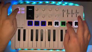 Blinding Lights  Cover  Live Looping Arturia MiniLab 3 [upl. by Gav]